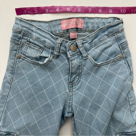 Girls Wide Leg Cargo Jeans Size 7 - Picture 7 of 15